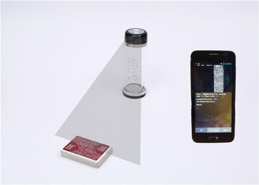 شفافة زجاجة المياه الكاميرا لمسح بطاقات البوكر ملحوظ، كازينو أجهزة الغش
