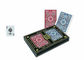 لعبة البوكر الغش ملحوظ كيم السهم اللعب بطاقات الطوابق مزدوجة 100٪ البلاستيك