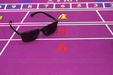 من المألوف نمط النظارات الشمسية للأشعة فوق البنفسجية بطاقات ملحوظ العدسات اللاصقة للغش لعبة البوكر