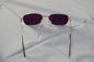 نظارات شمسية من لاكوست باطار كلاسيكي عدسات لاصقة بنفسجية اللون البنفسجي